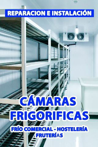 Mantenimiento y reparación de CÁMARAS FRIGORÍFICAS