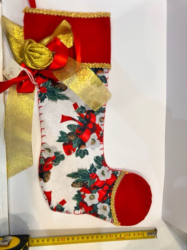 Calza befana fatta a mano