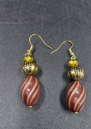 3 paia orecchini bigiotteria