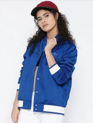 M Chaqueta Adidas Originals Azul con Estampados