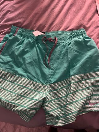 Bañador Nike Verde Talla M