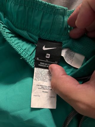 Bañador Nike Verde Talla M