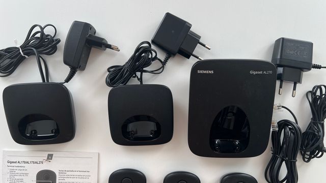 Teléfonos Siemens inalambricos. Gigaset-3 unidades