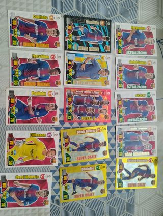 Lote 22 Cromos Adrenalyn Barcelona 2017