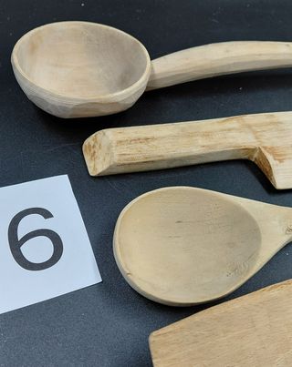 Lotto 4 utensili cucina legno
