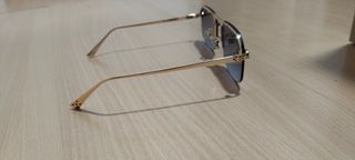 Gafas Cartier Doradas y Grises