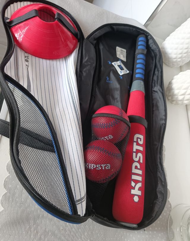 Bate de béisbol Kipsta con funda