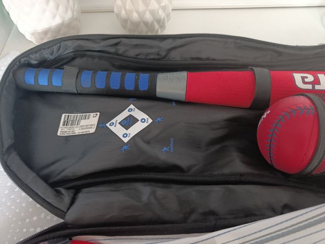 Bate de béisbol Kipsta con funda