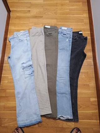 Pantalones  3€ und. ZARA y Lefties niña 11-12