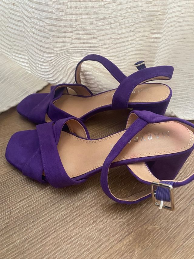 Sandalias Marypaz Moradas Talla 36