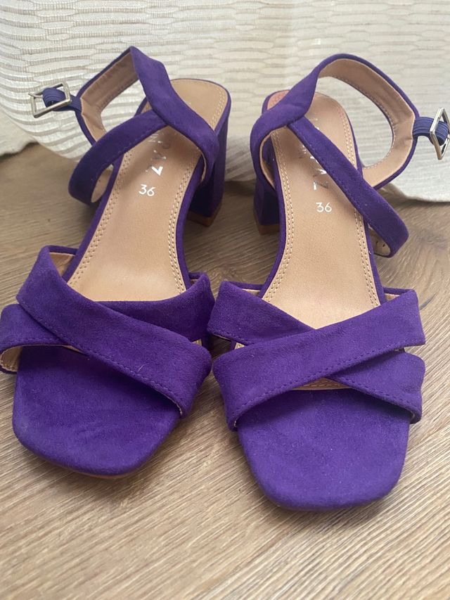 Sandalias Marypaz Moradas Talla 36