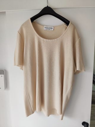 Camisa Naulover Talla 48 Beige