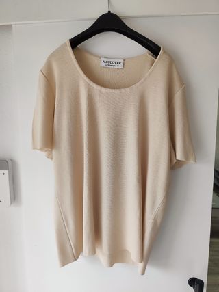 Camisa Naulover Talla 48 Beige