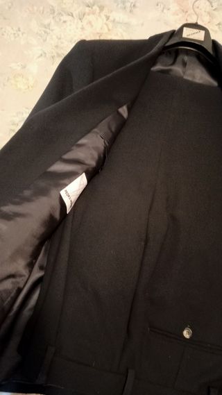 Traje de vestir Pedro Morago negro.