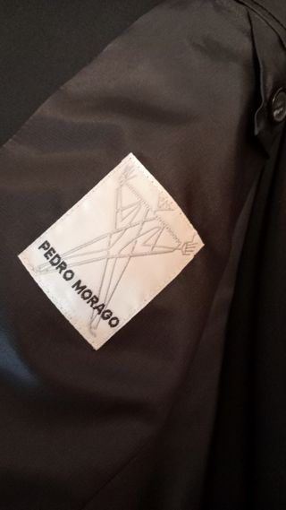 Traje de vestir Pedro Morago negro.