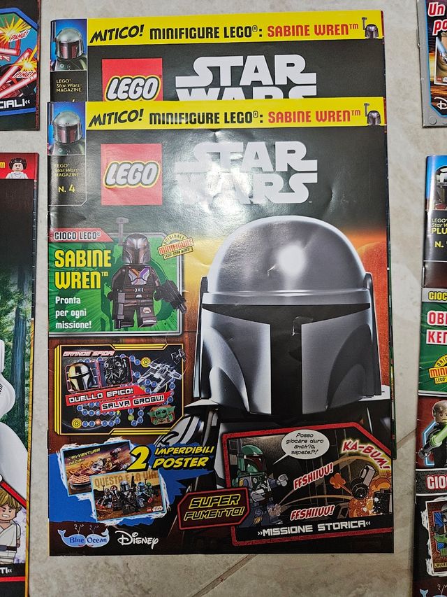 Lotto riviste fumetti Lego Star Wars