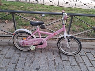 Bicicleta infantil rosa