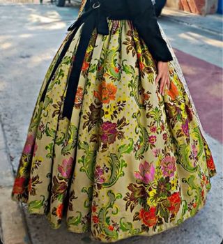 Falda Fallera Talla 36/38 con Bolsillo