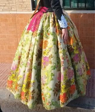 Falda Fallera Talla 36/38 con Bolsillo