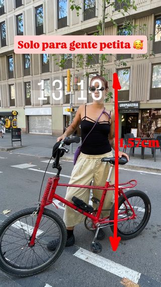 Bicicleta BMX Roja