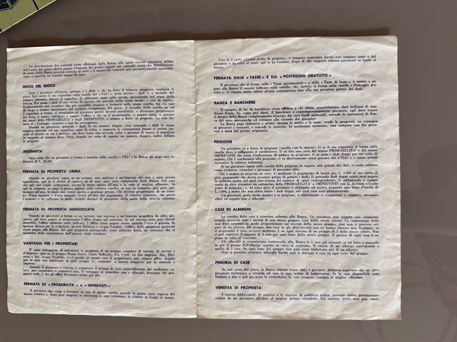 Monopoli Vintage 1976 Editrice Giochi completo