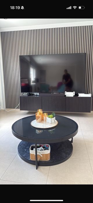 Mesa de centro Ikea Negra frötorp