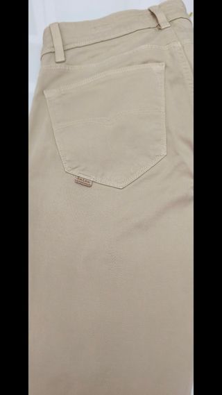 Pantalón Salsa Jeans Beige Mujer. Talla 26. 