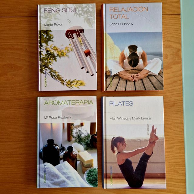 Lote 4 libros Biblioteca Cuerpomente