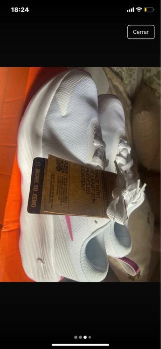 Zapatillas Nike Mujer Rosadas y Blancas