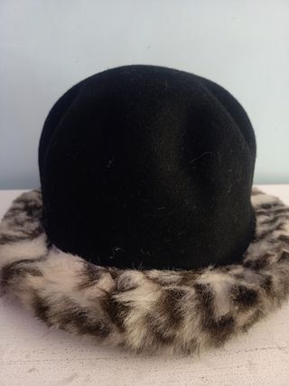 SOMBRERO NEGRO MUJER INVIERNO 