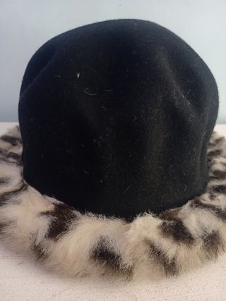 SOMBRERO NEGRO MUJER INVIERNO 