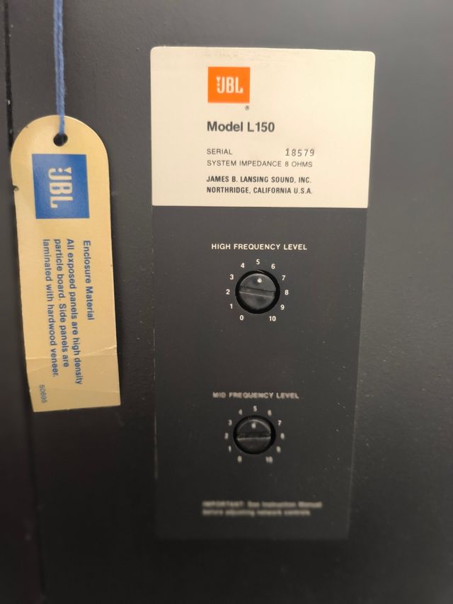 Altavoces JBL L150 Vintage