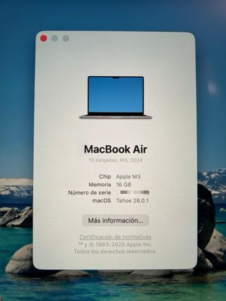 MacBook Air 13 pulgadas M3 Gris Espacial 2024