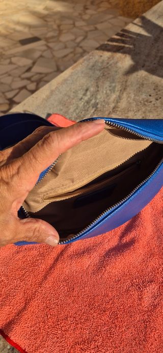 Riñonera azul