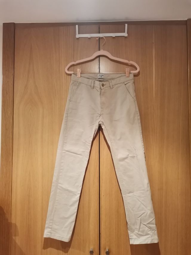Pantalón niño beige