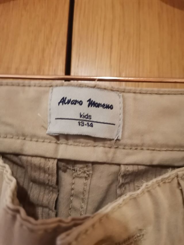 Pantalón niño beige