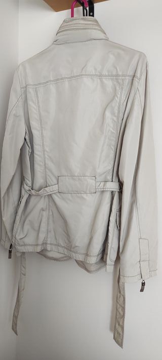 Gabardina Zara Beige Entretiempo