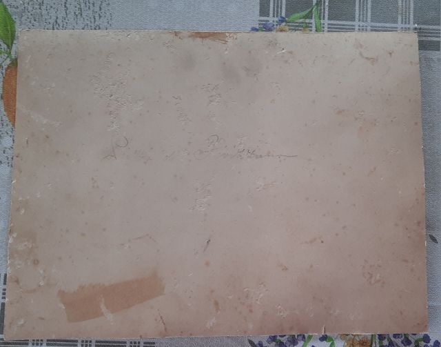 Antica fotografia piazza con fontana