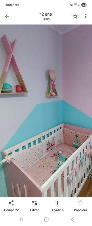 Colchón Cuna Aloe Vera 120x60 + ropa de cuna.