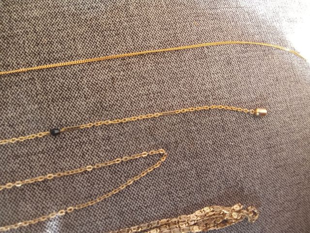 Lote de 4 Cadenas y Pulsera Doradas