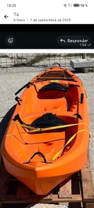 Kayak 2 plazas + hueco nevera 3,60m