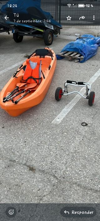 Kayak 2 plazas + hueco nevera 3,60m