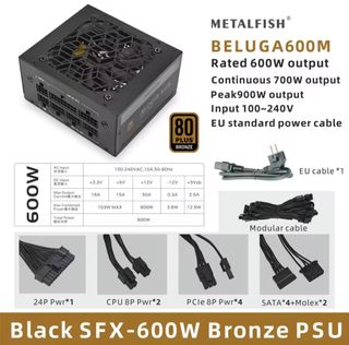 Fuente Modular SFX 600W 80+ Bronze
