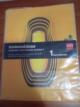 Matemáticas aplicadas a las ciencias sociales I...