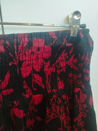 Falda gasa estampada floral T.L