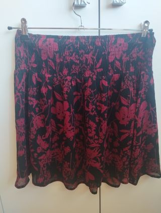 Falda gasa estampada floral T.L