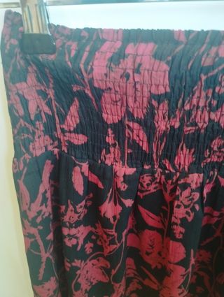 Falda gasa estampada floral T.L