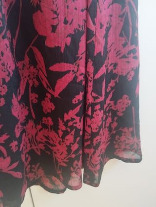 Falda gasa estampada floral T.L