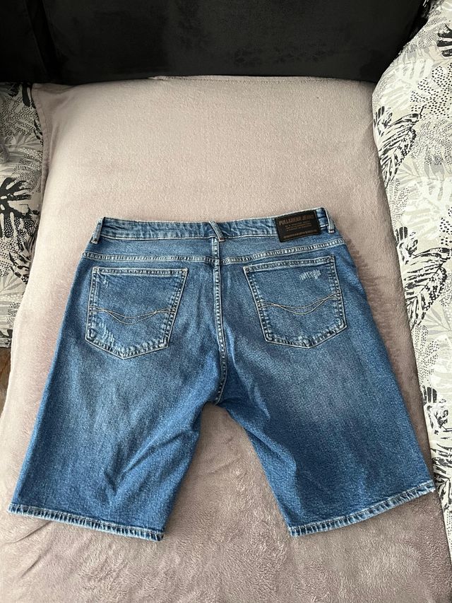 Pull&Bear Vaqueros Rotos Azules