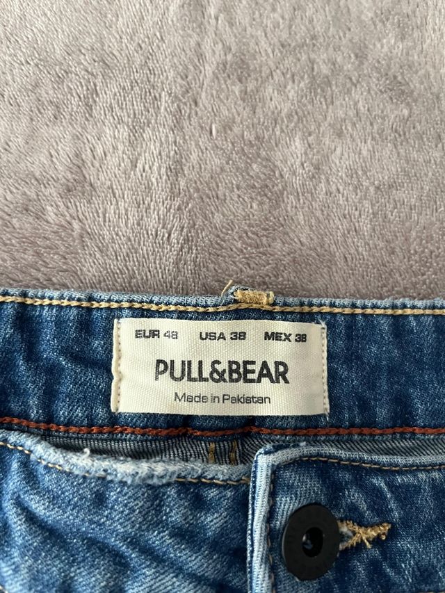 Pull&Bear Vaqueros Rotos Azules